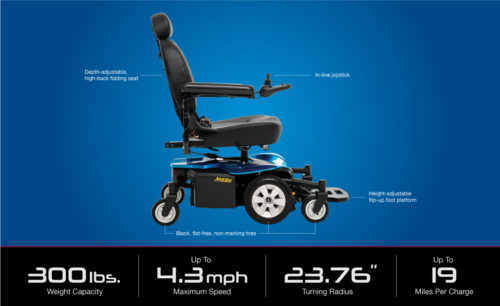 Pride Jazzy Select 6 2.0 Power Chair